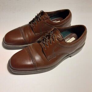Florsheim Derby Cap Toe Comfortech Men's Leather Lace Up Shoes 21003 Size 10.5 B
